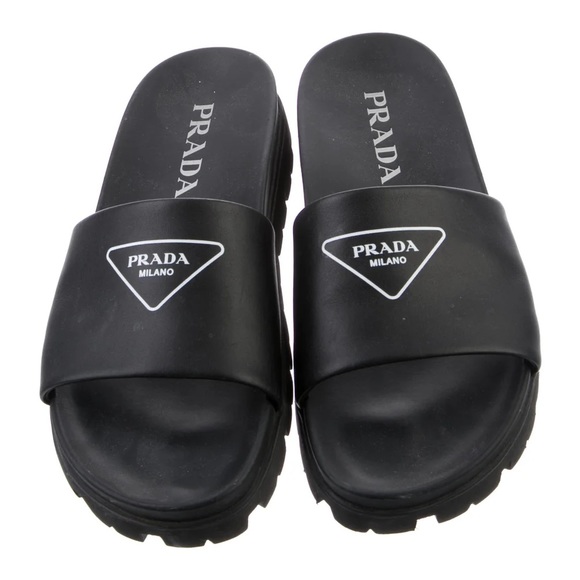 Prada Rubber Slides - Picture 2 of 16